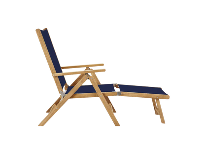Aquitania Teak Patio Folding Lounge Deck Chair