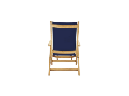 Aquitania Teak Patio Folding Lounge Deck Chair