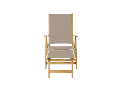 Aquitania Teak Patio Folding Lounge Deck Chair