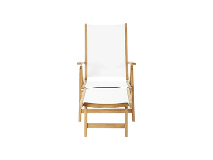Aquitania Teak Patio Folding Lounge Deck Chair