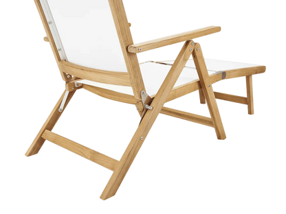 Aquitania Teak Patio Folding Lounge Deck Chair