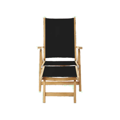 Aquitania Teak Patio Folding Lounge Deck Chair
