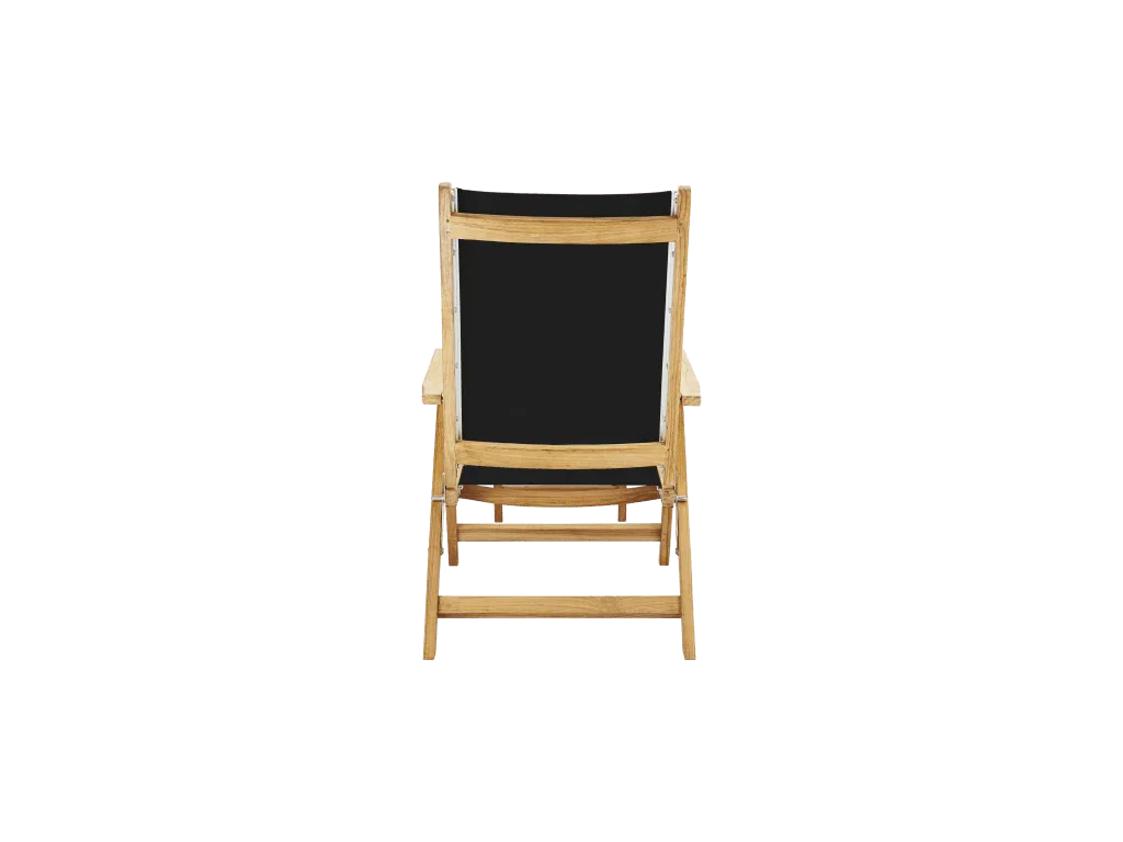 Aquitania Teak Patio Folding Lounge Deck Chair