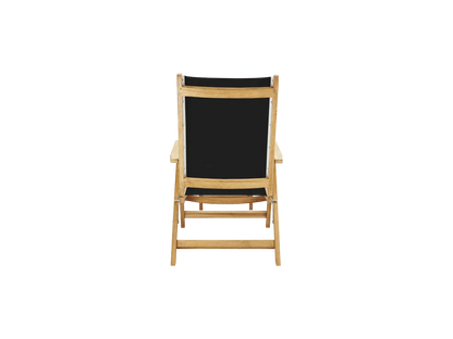 Aquitania Teak Patio Folding Lounge Deck Chair