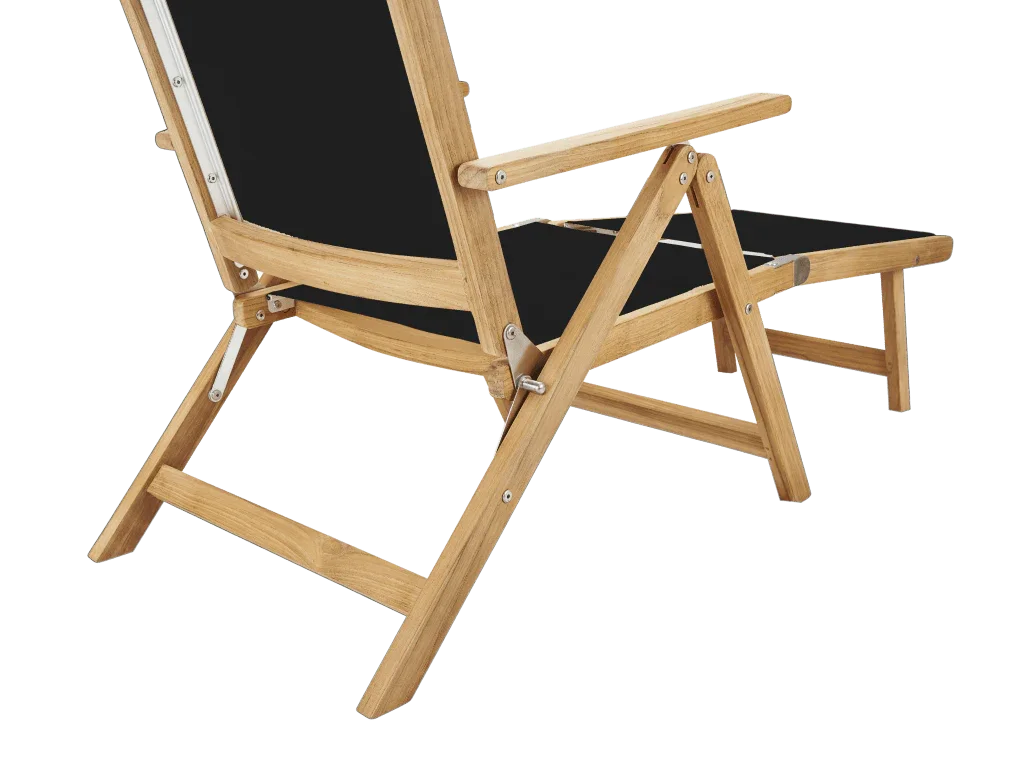 Aquitania Teak Patio Folding Lounge Deck Chair