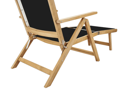Aquitania Teak Patio Folding Lounge Deck Chair