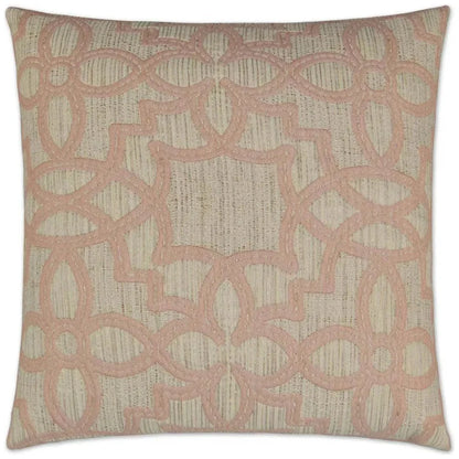 Arabesque Blush Brown Throw Pillow Insert