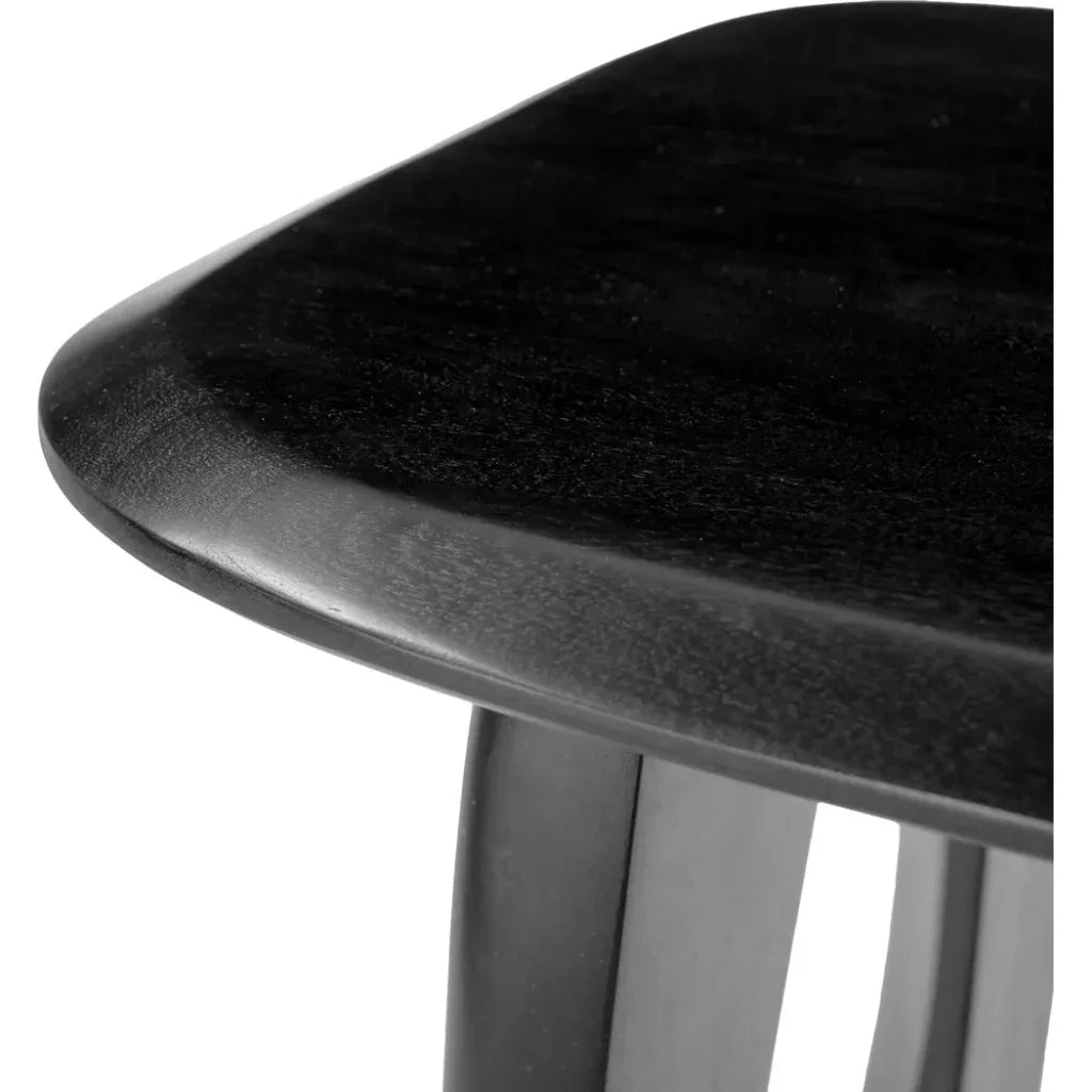 Arasan Wood Black Rectangular Accent Table