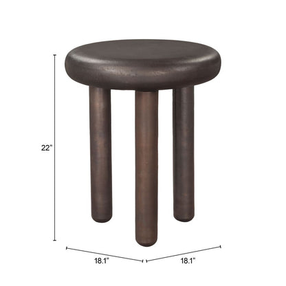 Arian Aluminum Round Side Table