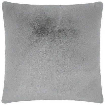 Arlo Faux Fur Solid Grey Large Throw Pillow Insert