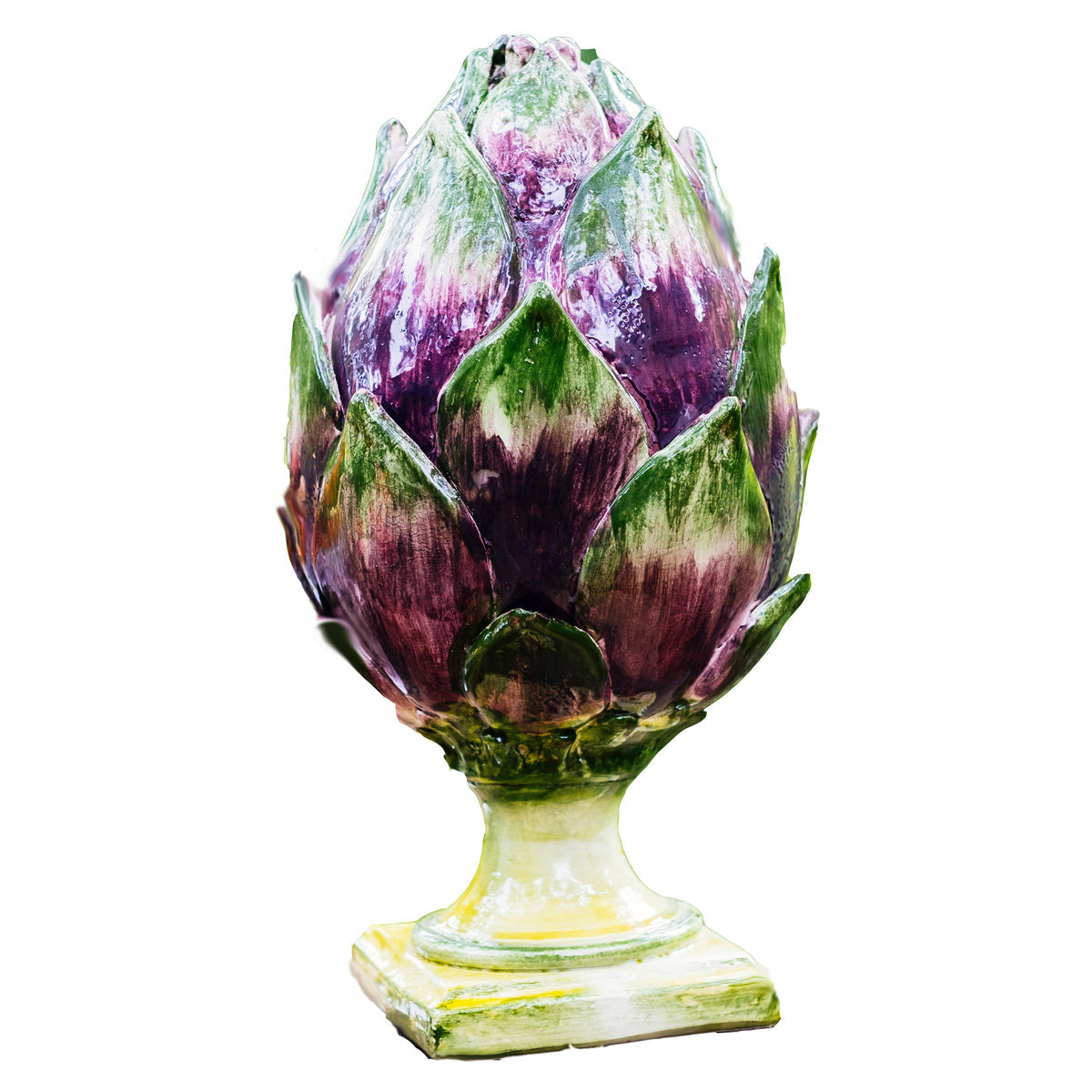 Artichoke Finial Sculptural Ceramic Planter
