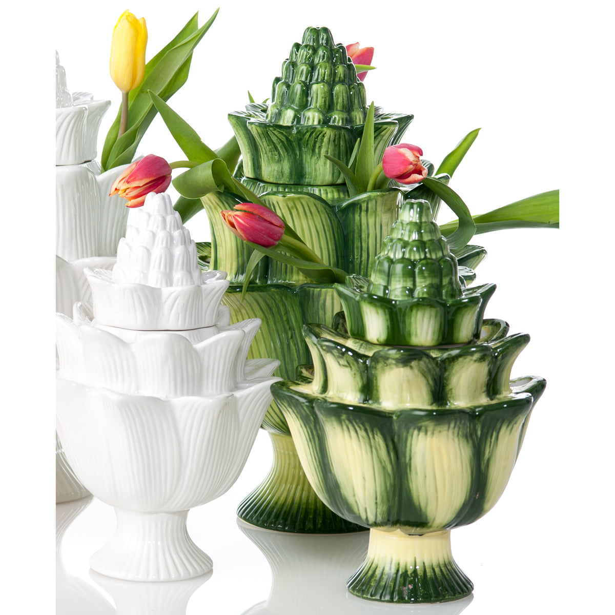 Artichoke Handmade Ceramic Tulipiere
