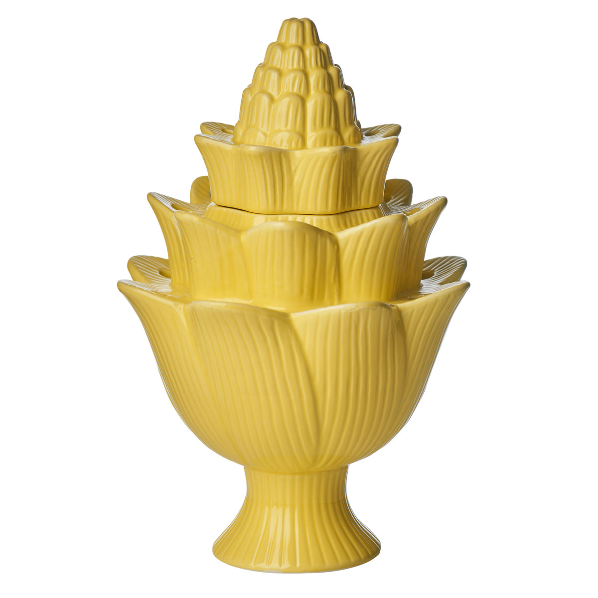 Artichoke Tulipiere Light Blue Ceramic Vase