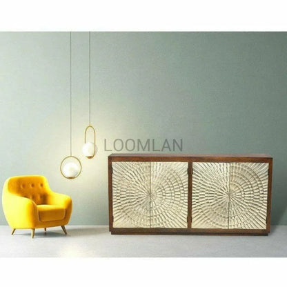 Artisan Galvanized Four Doors Sideboard