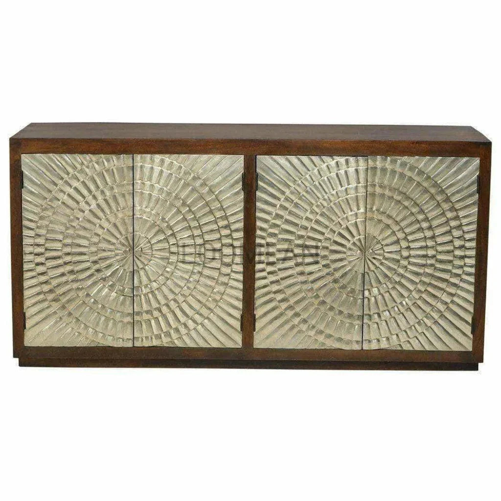 Artisan Galvanized Four Doors Sideboard