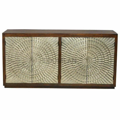 Artisan Galvanized Four Doors Sideboard