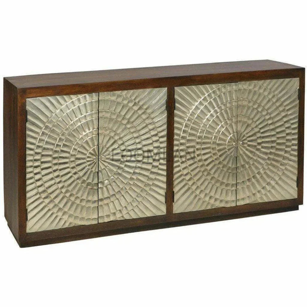Artisan Galvanized Four Doors Sideboard
