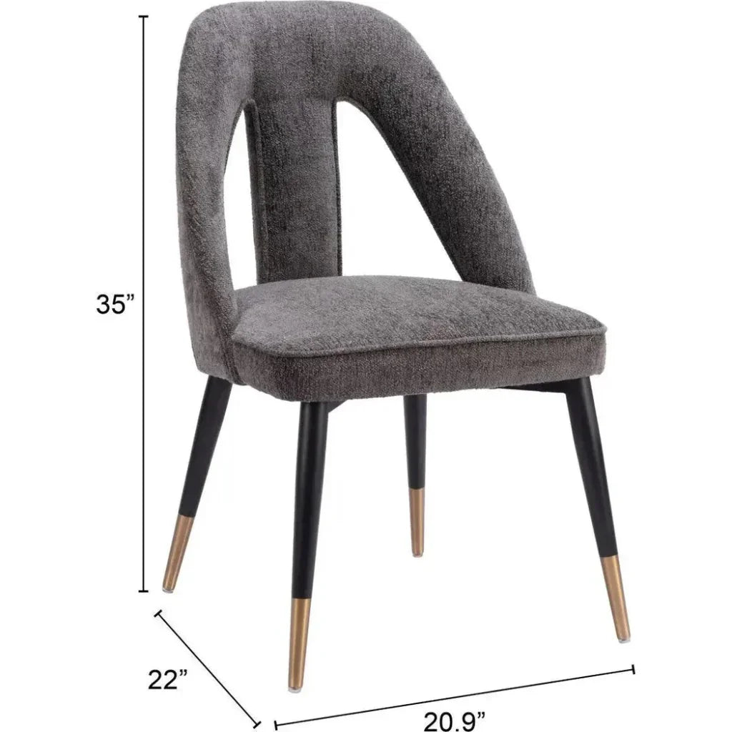 Artus Performance Fabric Armless Dining Chair