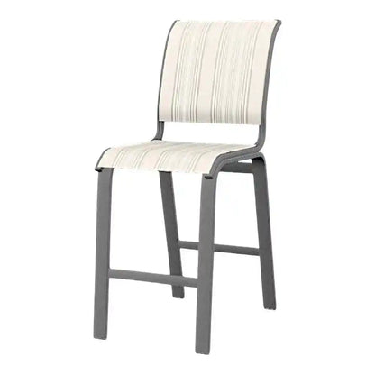 Aruba II Sling Balcony Height Armless Outdoor Chair