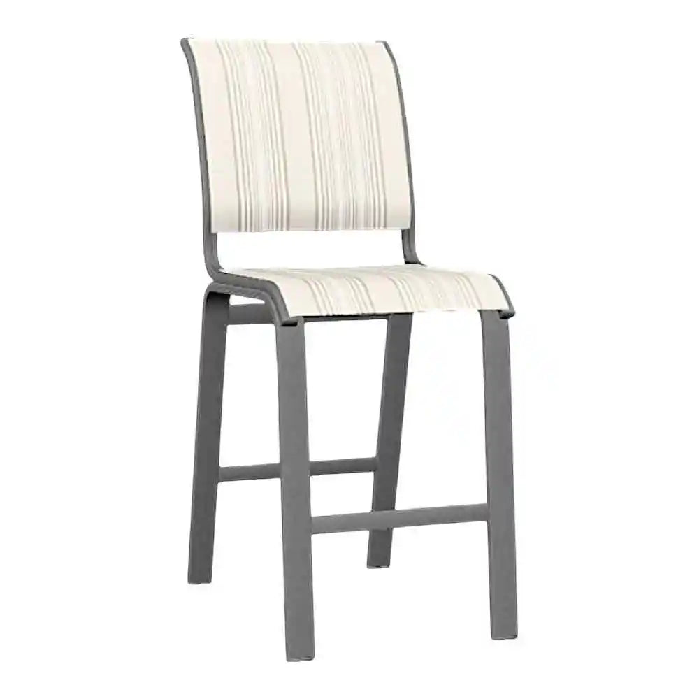 Aruba II Sling Balcony Height Armless Outdoor Chair