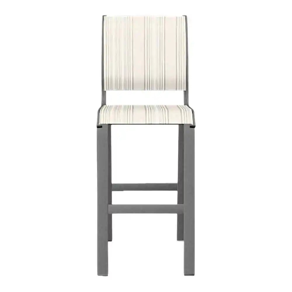 Aruba II Sling Bar Height Armless Outdoor Chair