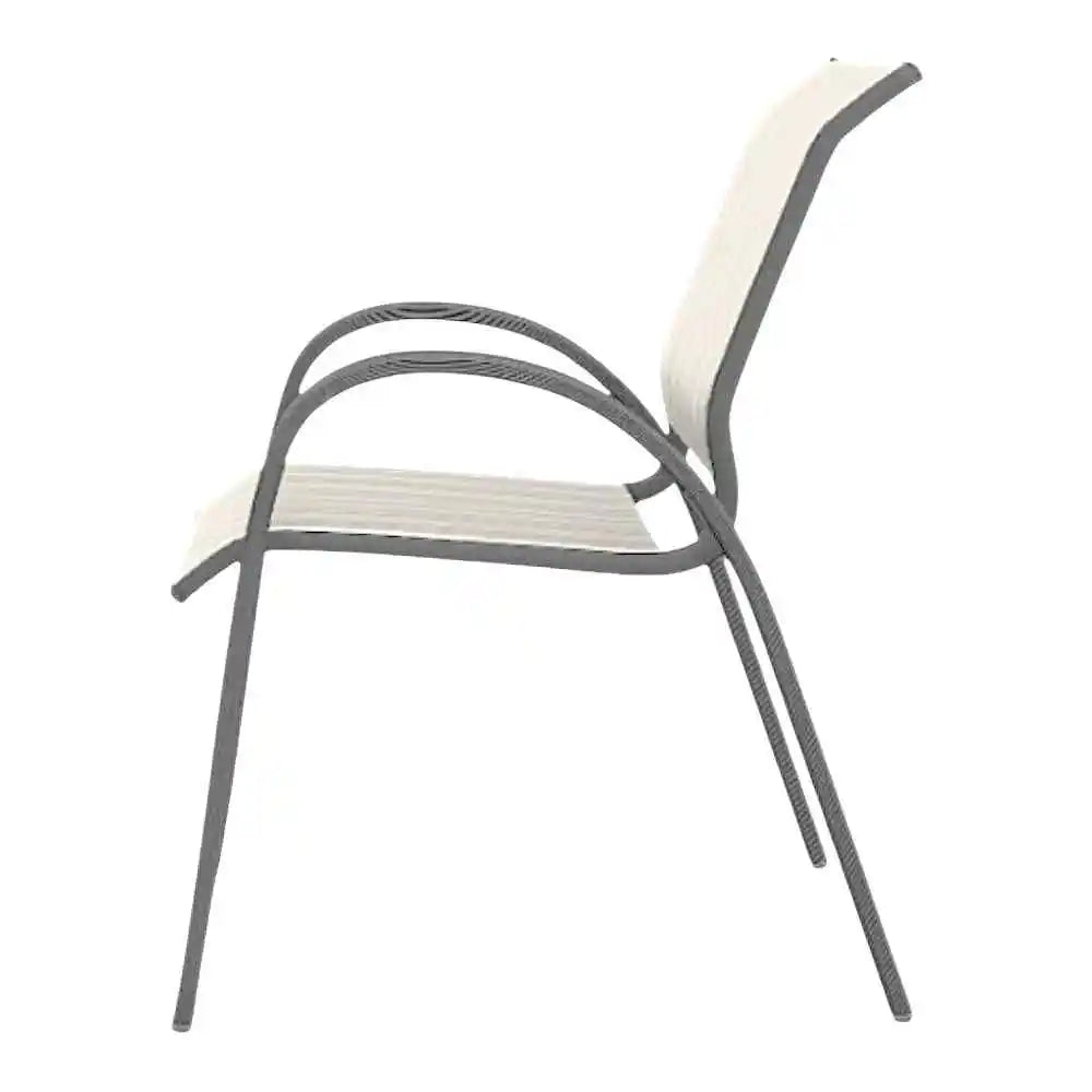 Aruba II Sling Dining Height Stacking Outdoor Cafe Chair