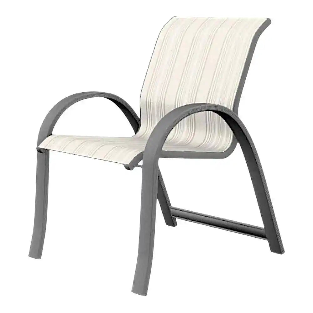 Aruba II Sling Stacking Outdoor Arm Chair
