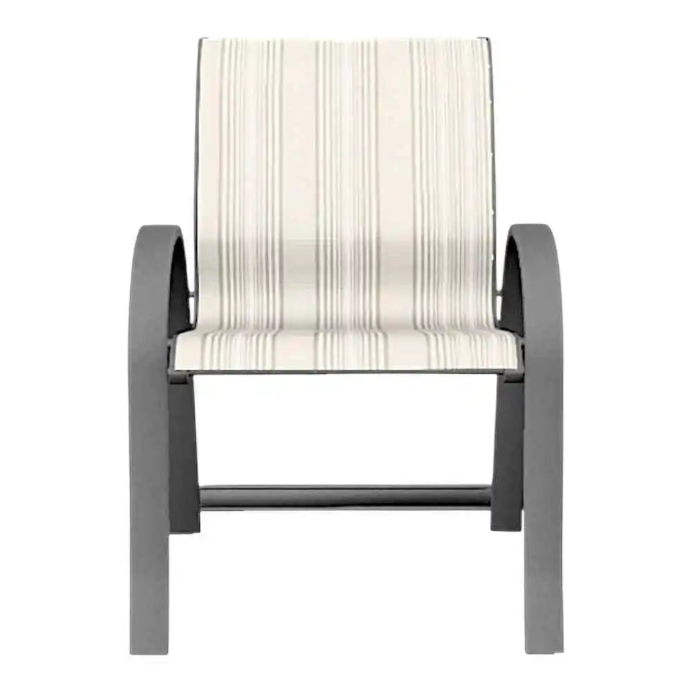 Aruba II Sling Stacking Outdoor Arm Chair