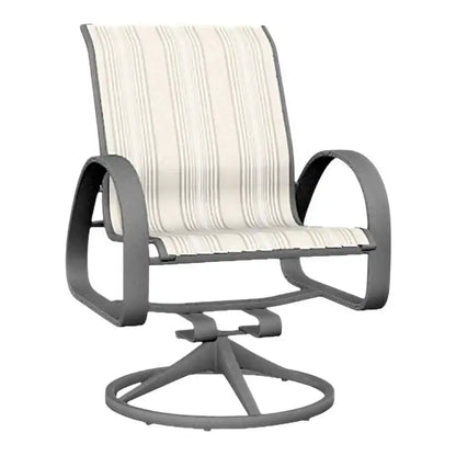 Aruba II Sling Swivel Outdoor Rocker