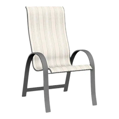 Aruba II Sling Supreme Stacking Outdoor Arm Chair