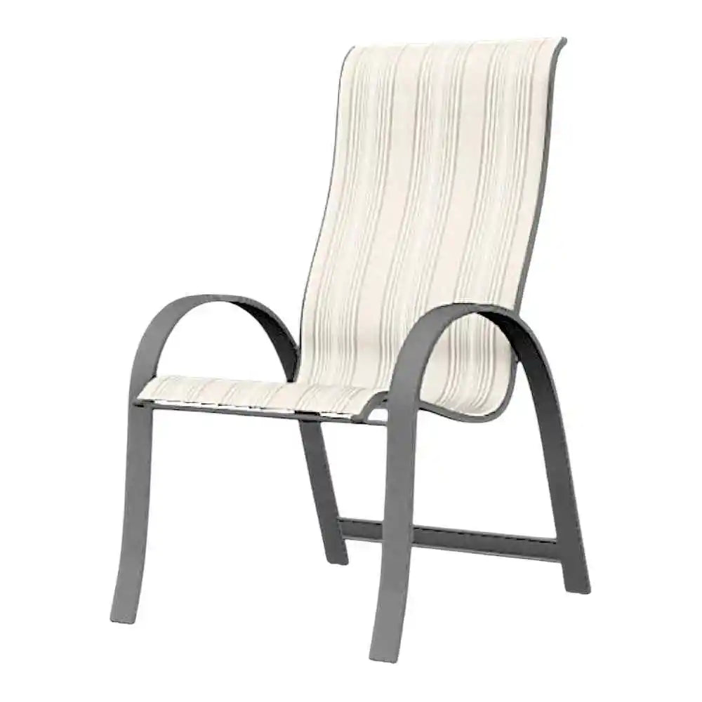 Aruba II Sling Supreme Stacking Outdoor Arm Chair