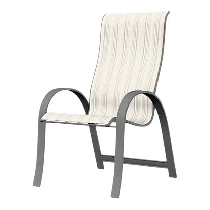 Aruba II Sling Supreme Stacking Outdoor Arm Chair