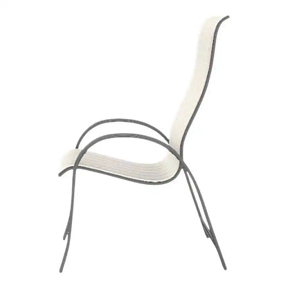 Aruba II Sling Supreme Stacking Outdoor Arm Chair