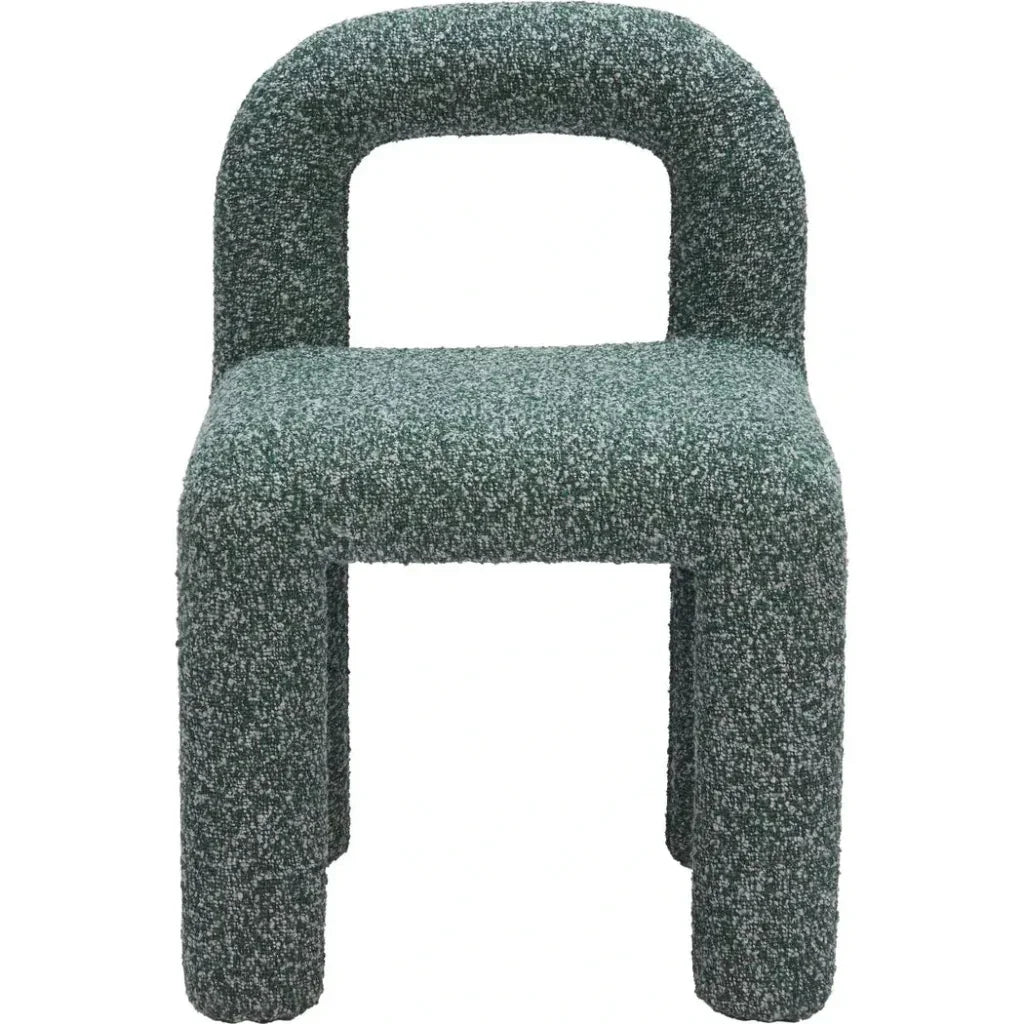 Arum Snowy Green Armless Dining Chair 2PC