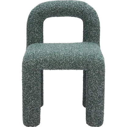 Arum Snowy Green Armless Dining Chair 2PC