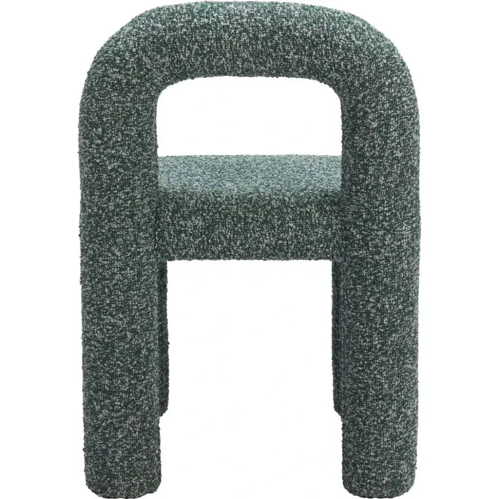 Arum Snowy Green Armless Dining Chair 2PC
