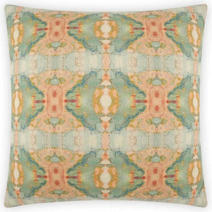 Ashanti Green Throw Pillow With Insert