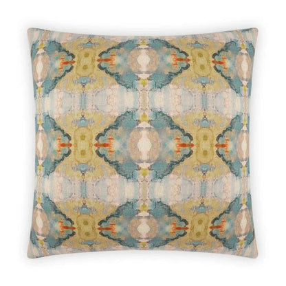 Ashanti Handmade Teal Throw Pillow
