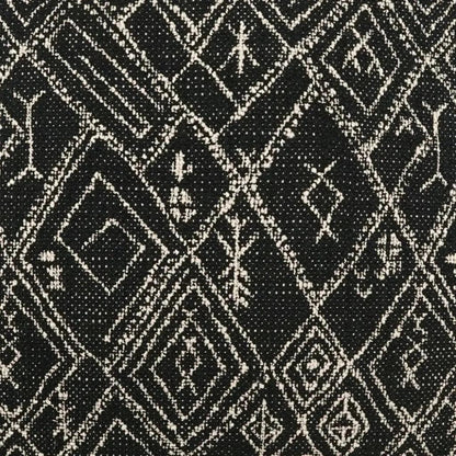Atez Onyx Black Throw Pillow With Insert