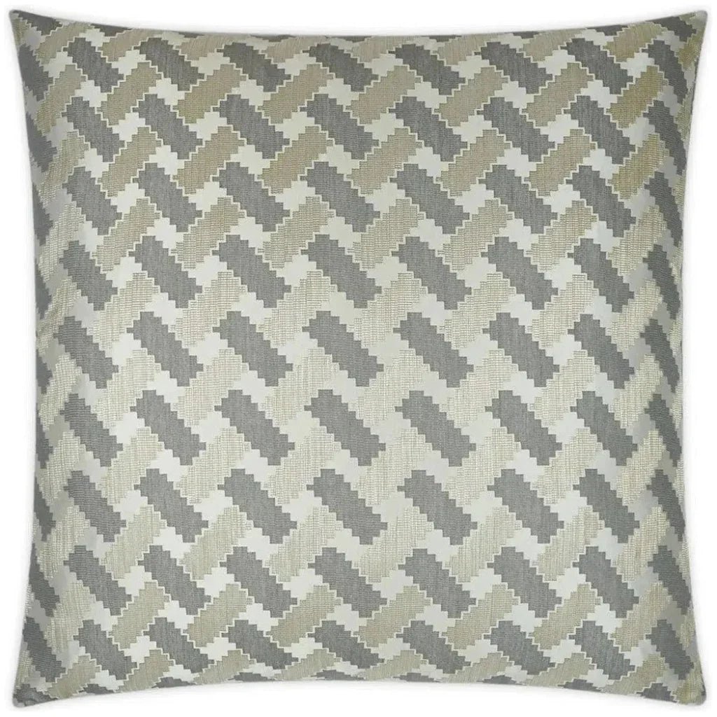Atlantic Pewter Silver Grey Large Throw Pillow Insert