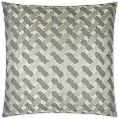 Atlantic Pewter Silver Grey Large Throw Pillow Insert