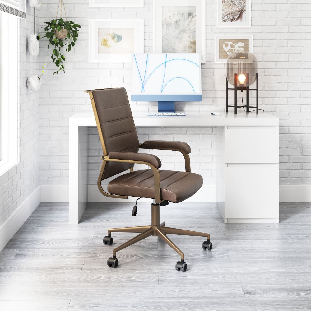 Auction Faux Leather Office Chair