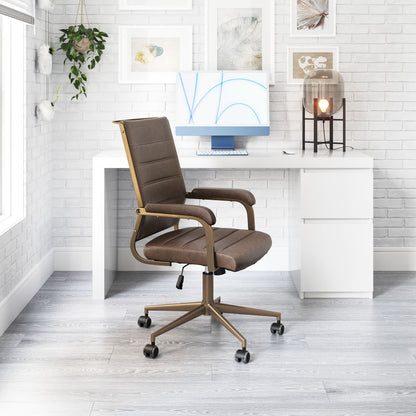 Auction Faux Leather Office Chair