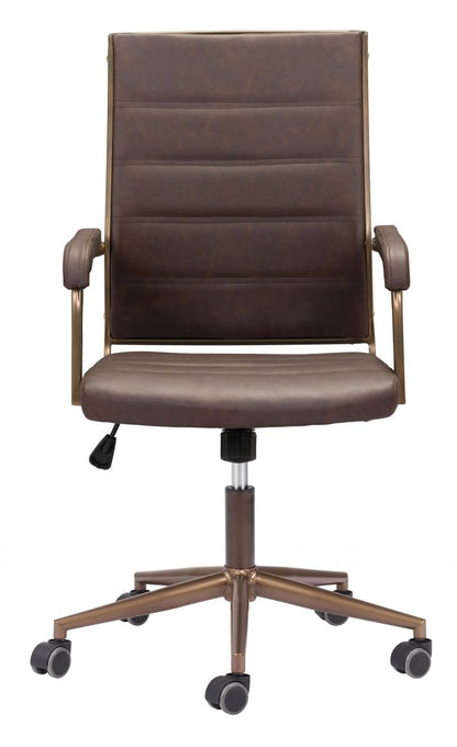Auction Faux Leather Office Chair