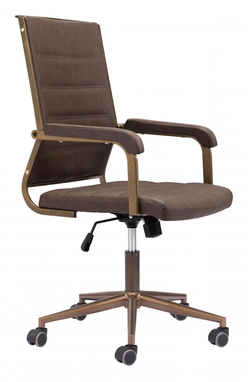 Auction Faux Leather Office Chair