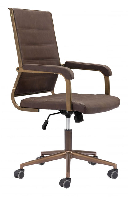 Auction Faux Leather Office Chair
