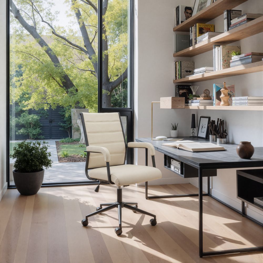 Auction Faux Leather Office Chair