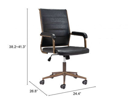Auction Faux Leather Office Chair