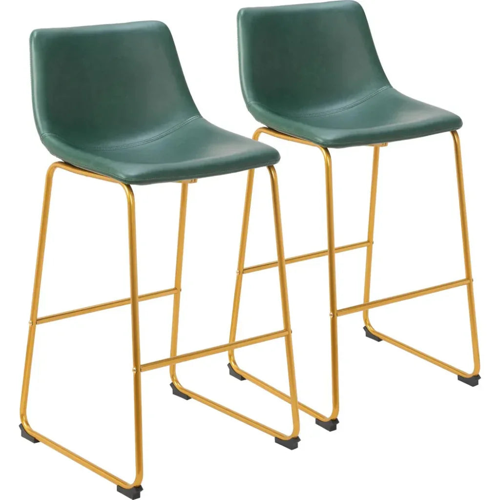 Augusta Faux Leather Barstool (Set of 2)