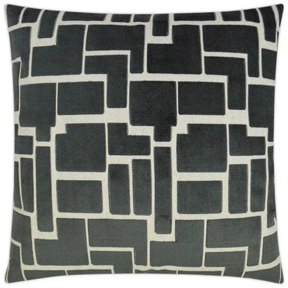 Aura Charcoal Grey Large Throw Pillow Insert